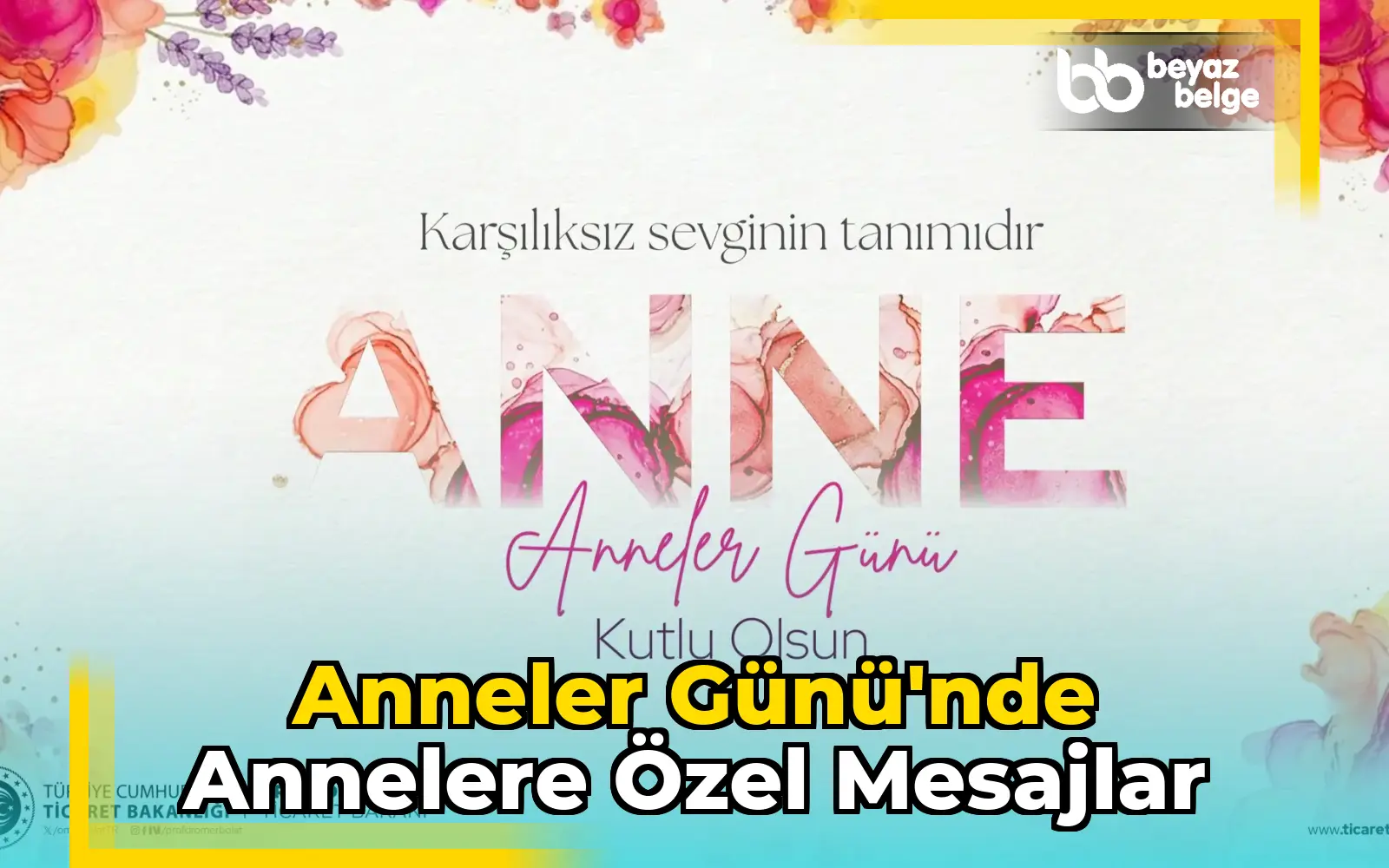 Anneler Günü'nde annelere özel mesajlar
