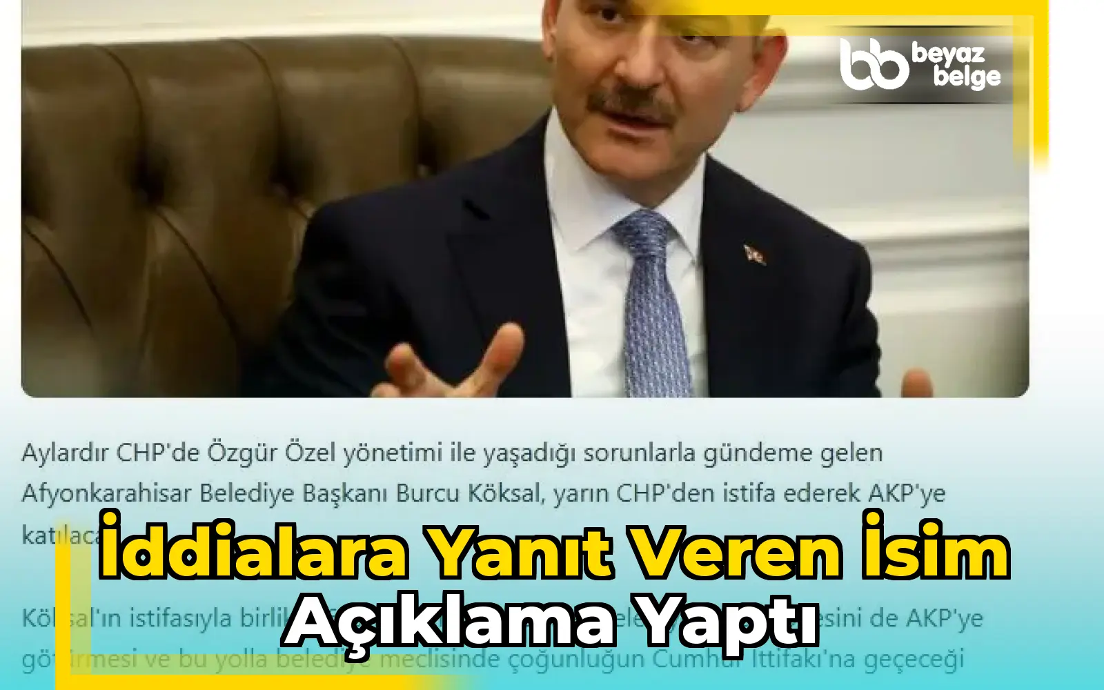 İddialara yanıt veren isim açıklama yaptı
