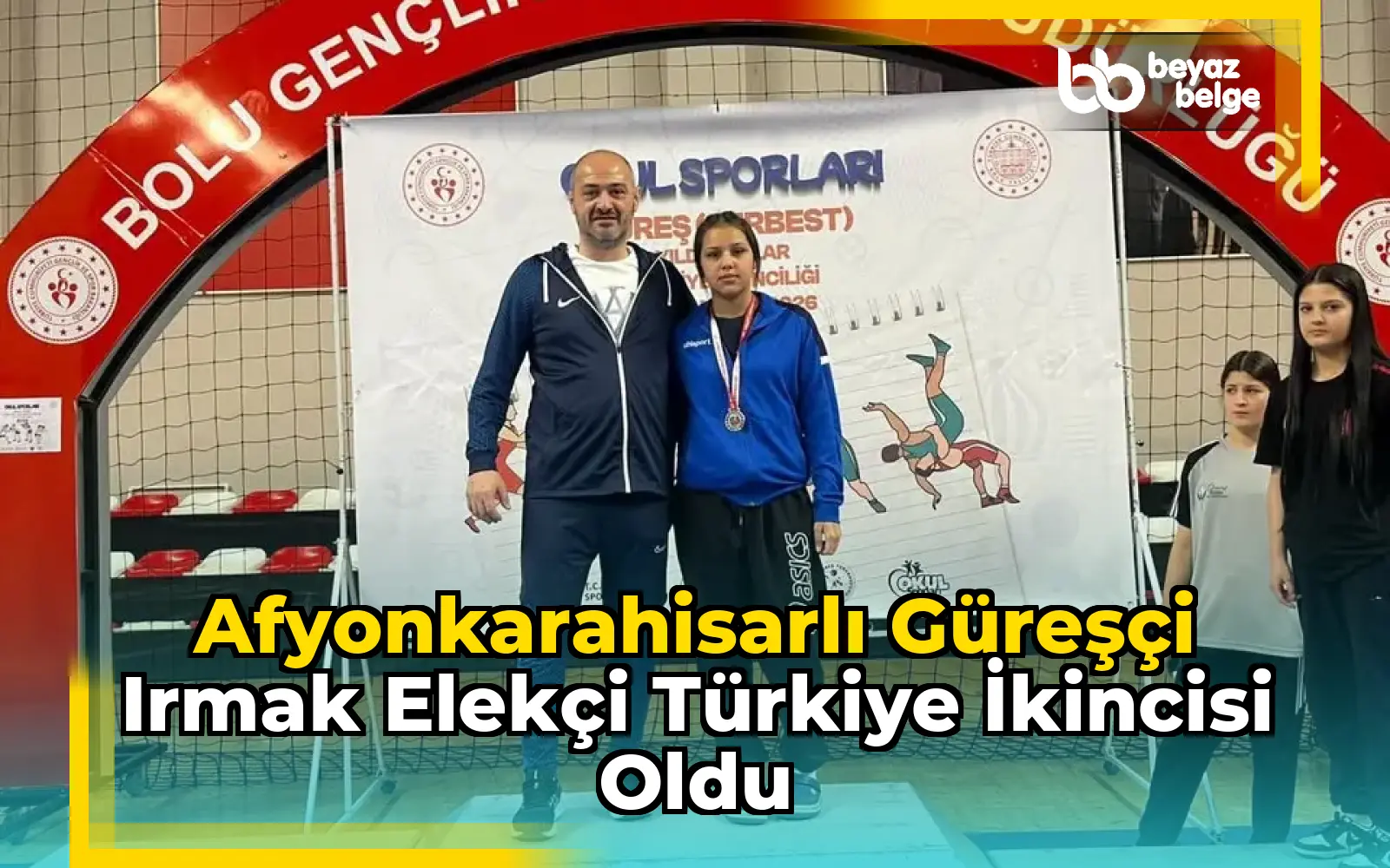 Afyonkarahisarlı Güreşçi Irmak Elekçi Türkiye İkincisi Oldu