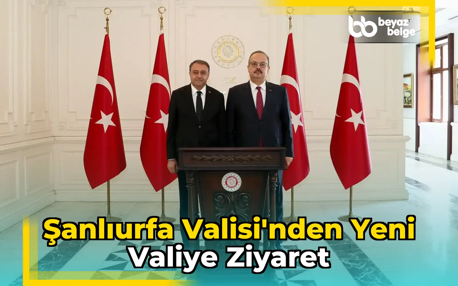 Şanlıurfa Valisi'nden Yeni Valiye Ziyaret