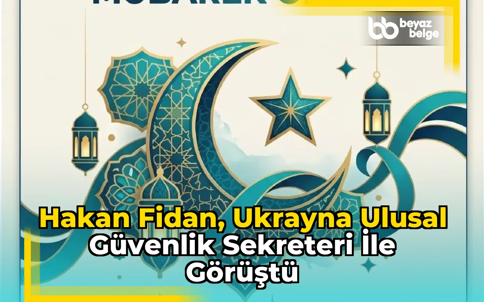 Hakan Fidan, Ukrayna Ulusal Güvenlik Sekreteri ile görüştü