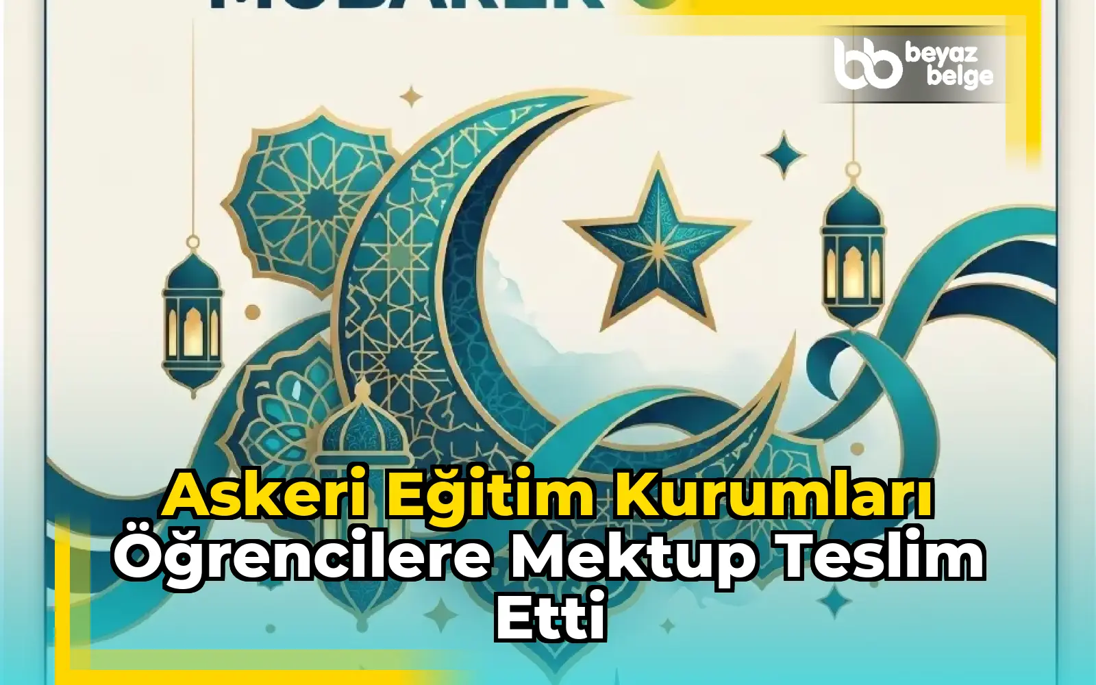 Askeri eğitim kurumları öğrencilere mektup teslim etti