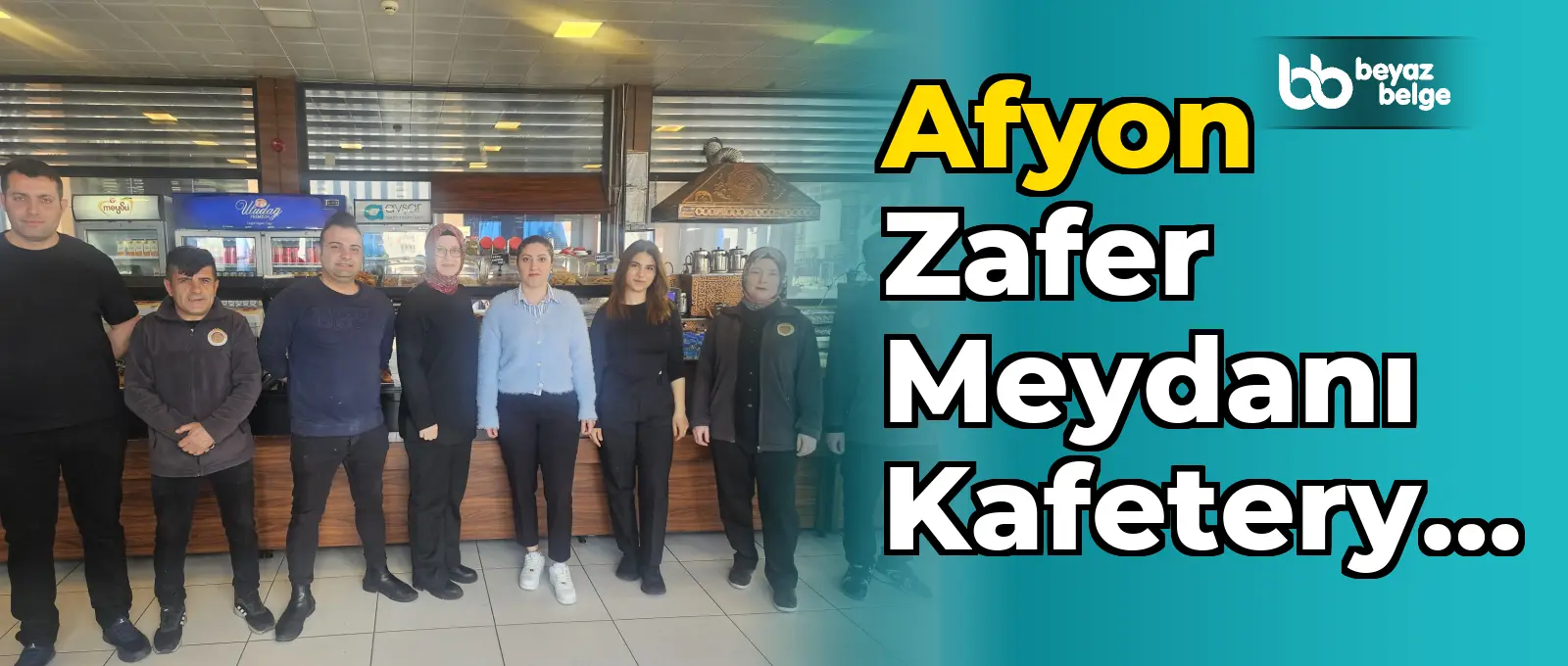 Afyon Zafer Meydanı Kafeteryası Yoğunluğa Rağmen Kaliteli Hizmet Sunuyor