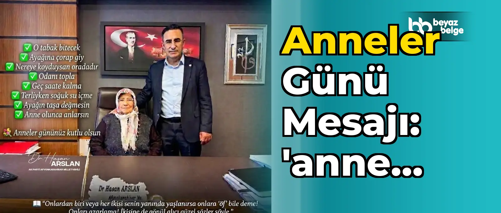 Anneler Günü Mesajı: 'Anne olunca anlarsın...' ????