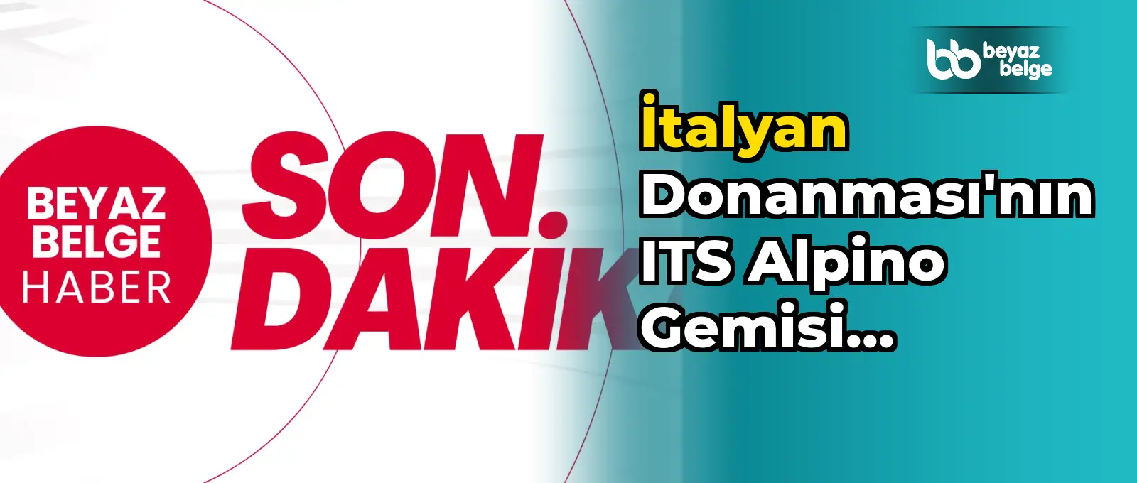 İtalyan Donanması'nın ITS Alpino Gemisi Mersin'de