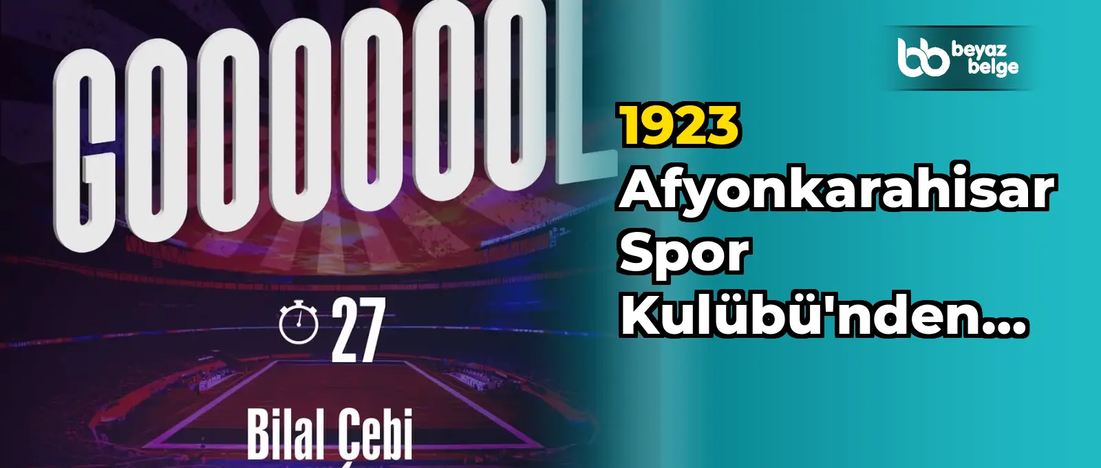 1923 Afyonkarahisar Spor Kulübü'nden Yeni Gol!