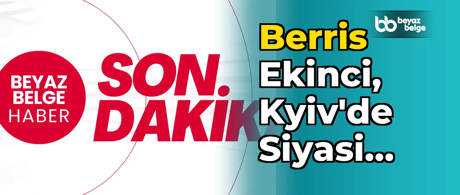 Berris Ekinci, Kyiv'de siyasi görüşmeler gerçekleştirdi