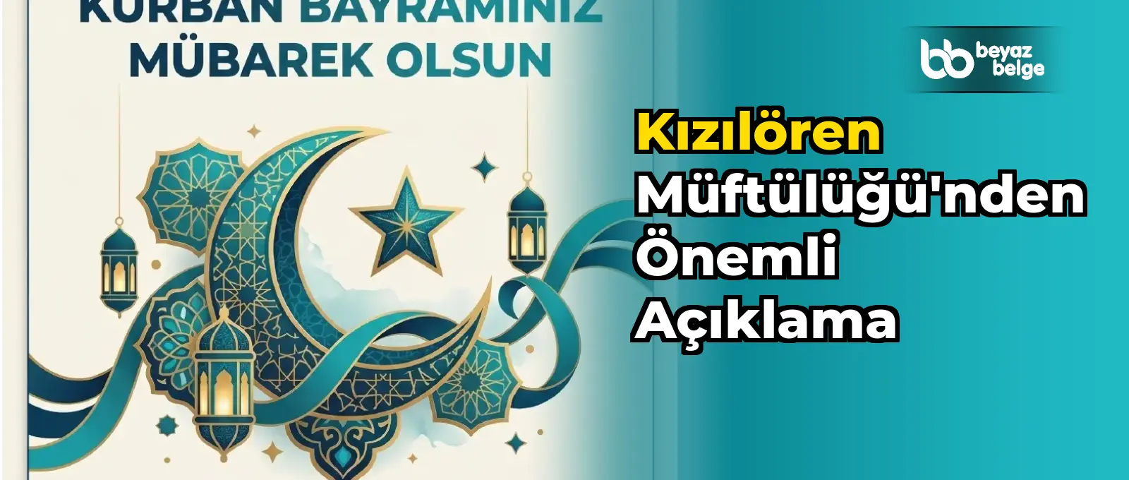 Kızılören Müftülüğü'nden Önemli Açıklama