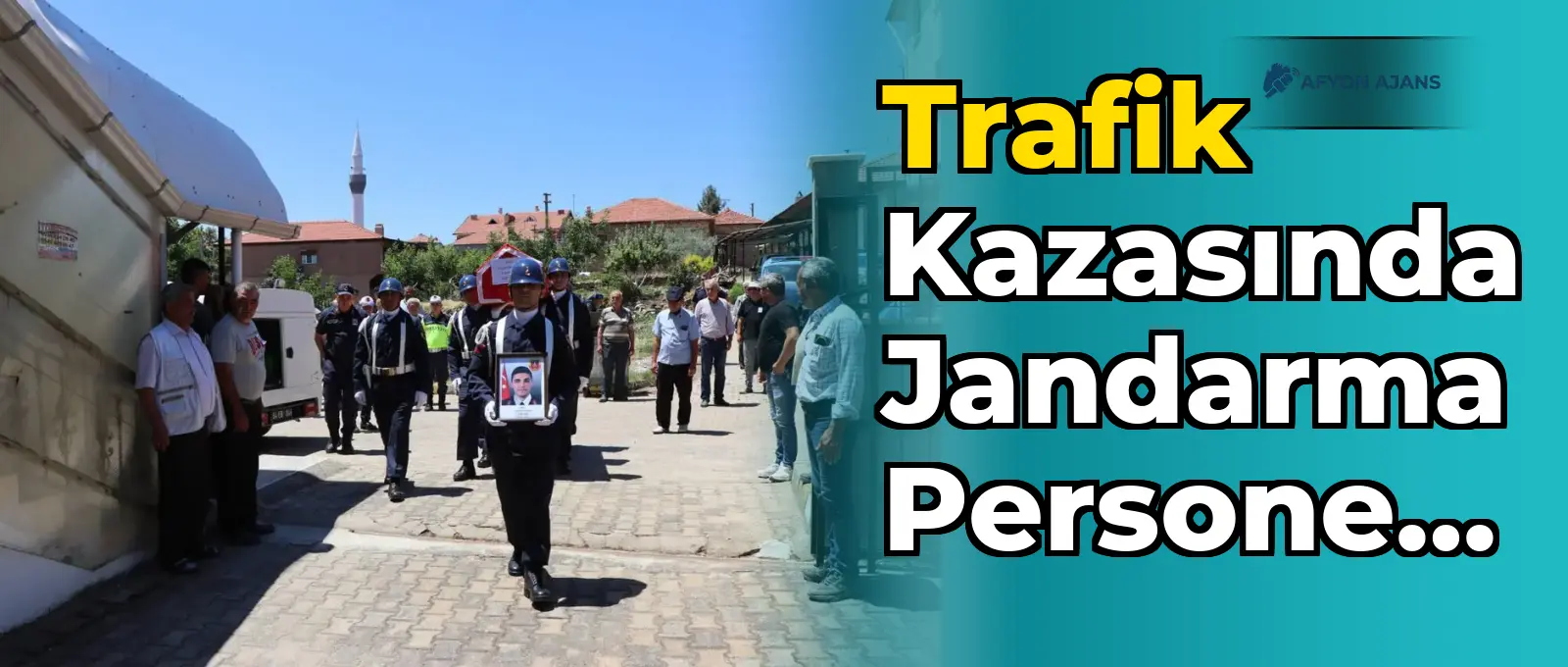 Trafik kazasında jandarma personeli hayatını kaybetti