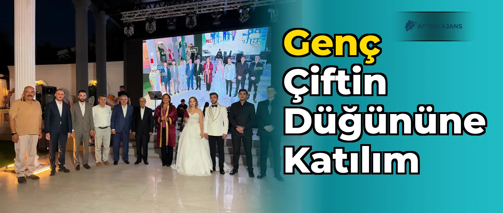 Genç Çiftin Düğününe Katılım