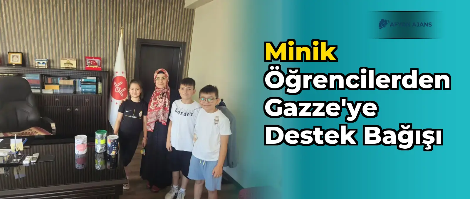 Minik Öğrencilerden Gazze'ye Destek Bağışı