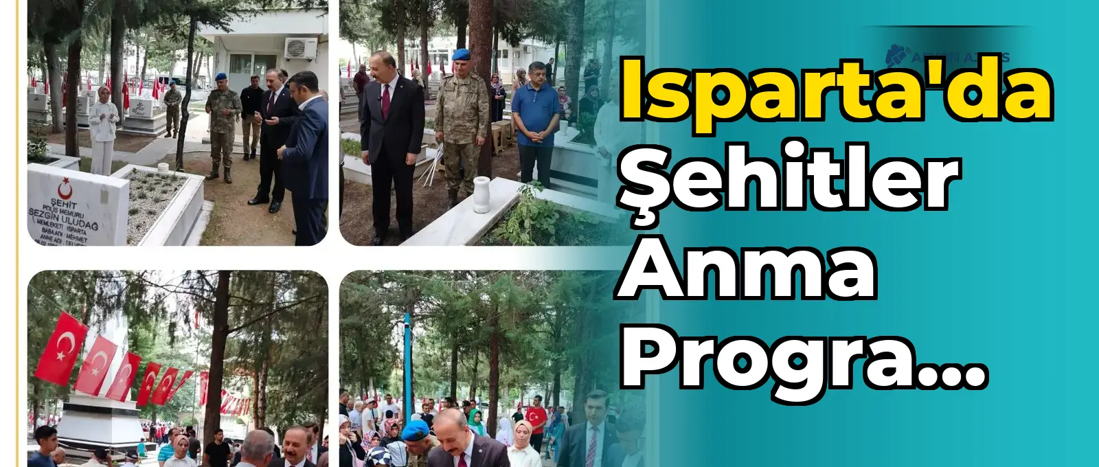 Isparta'da Şehitler Anma Programı Düzenlendi