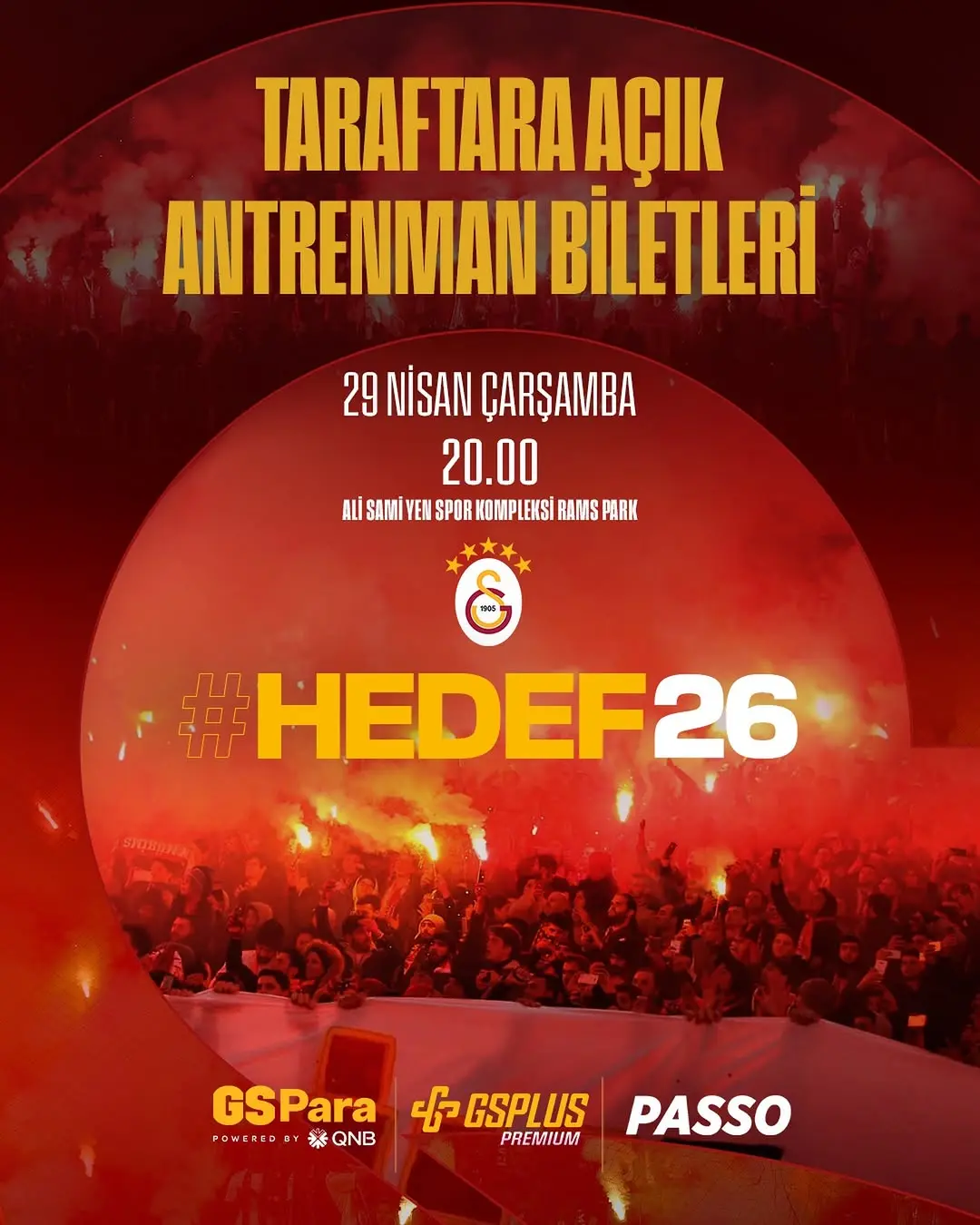 Galatasaray, Taraftarlarıyla RAMS Park'ta Buluşuyor! Hedef26