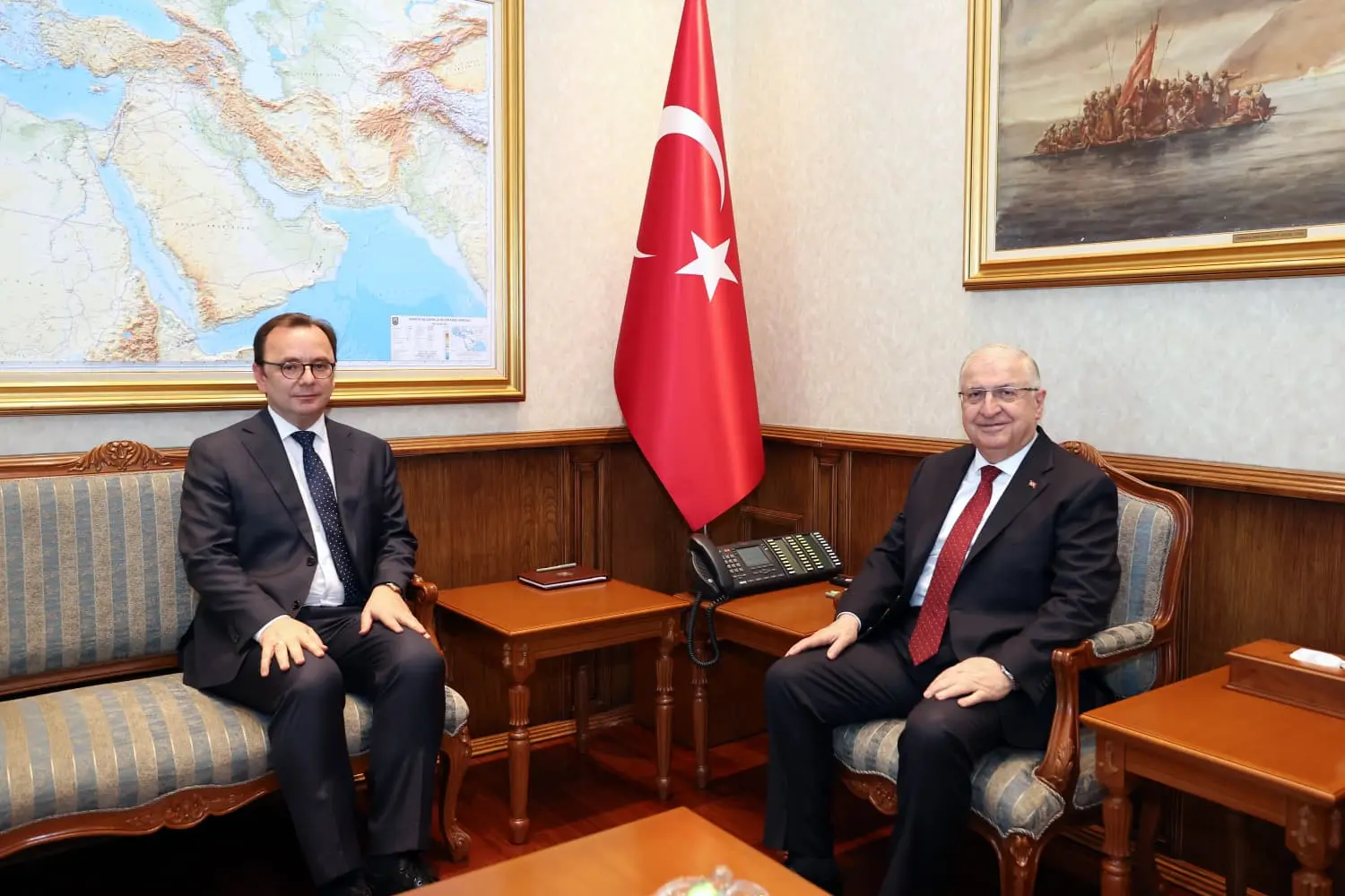 Milli Savunma Bakanı Güler, Niger Büyükelçisi'ni kabul etti