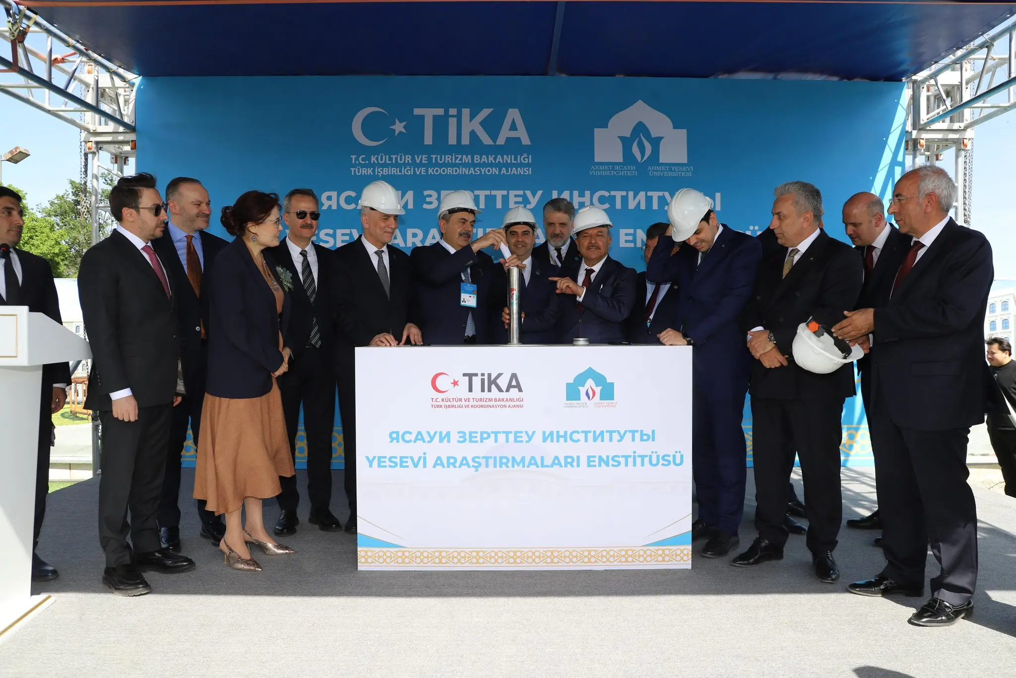 Yesevi Araştırmaları Enstitüsü'nün Temeli Kazakistan'da Atıldı