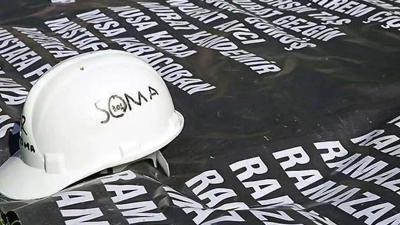 Soma maden faciasında hayatını kaybedenler anıldı