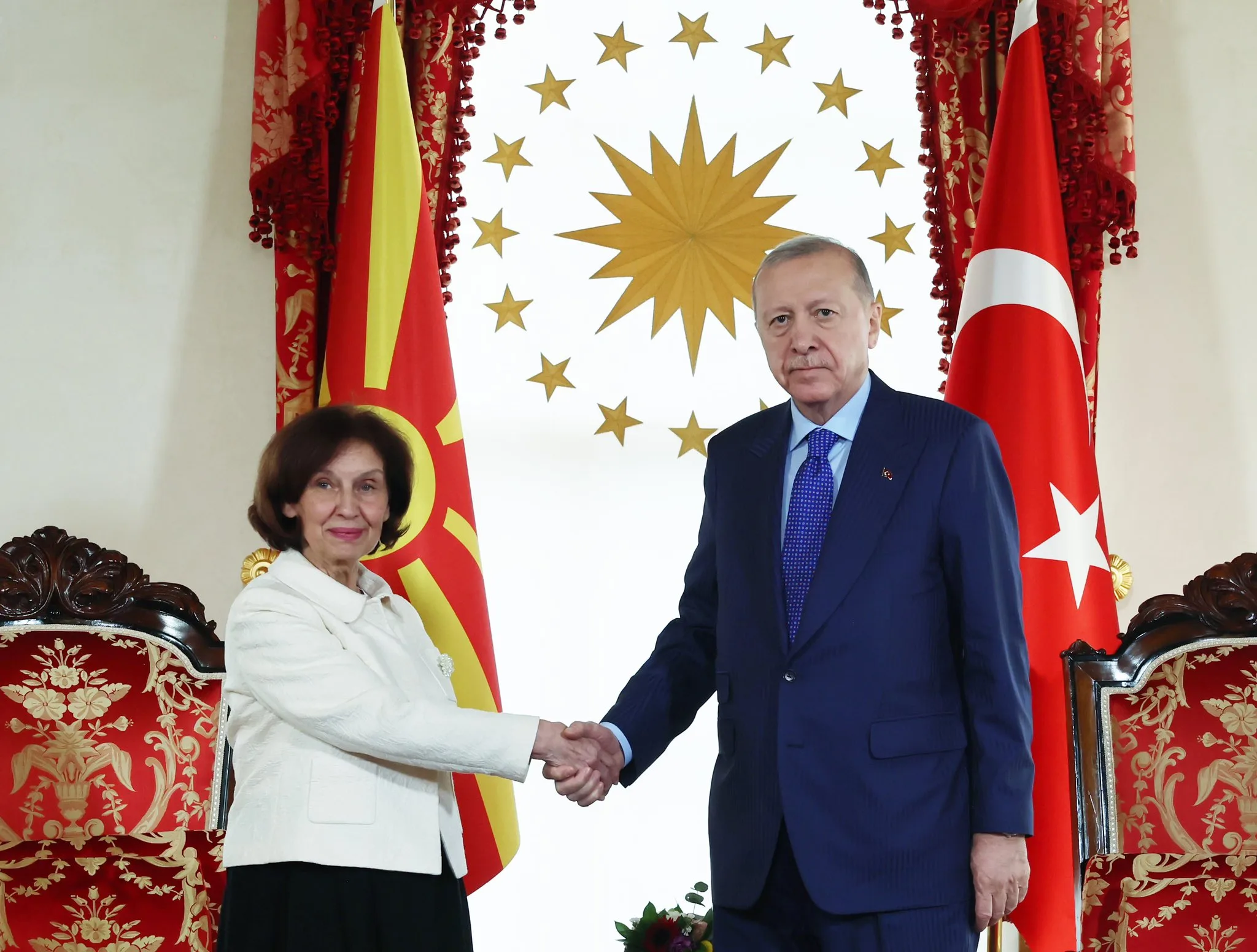 Cumhurbaşkanı Erdoğan, Kuzey Makedonya Cumhurbaşkanı ile mi görüştü?