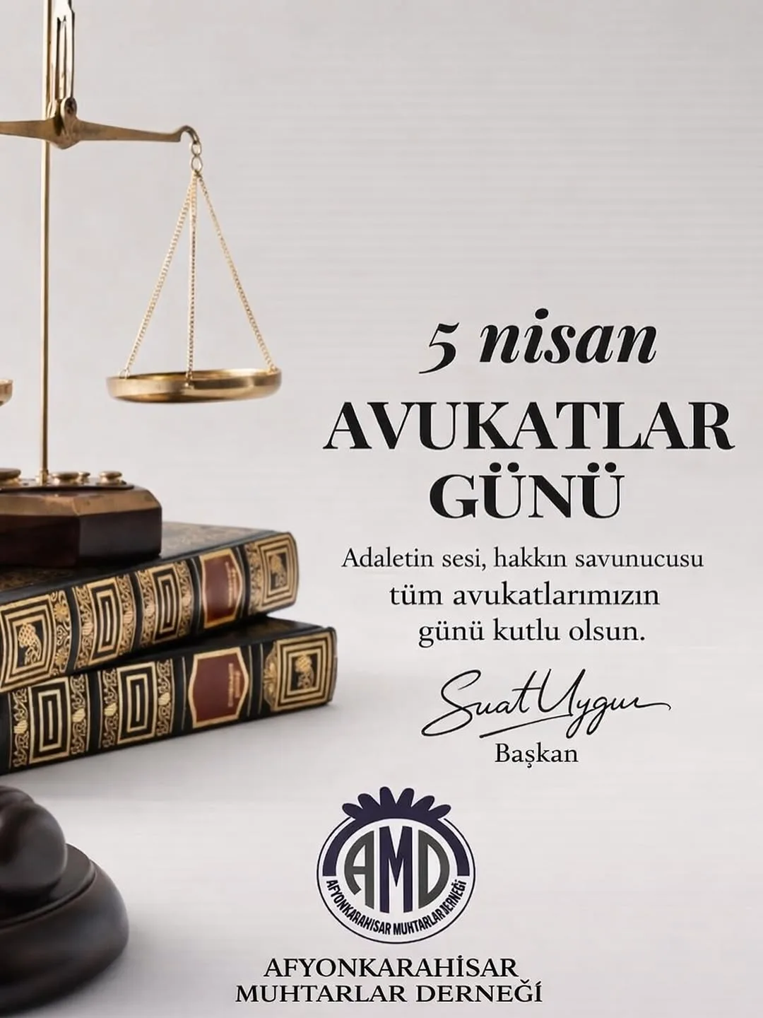 Avukatlar Günü Kutlu Olsun! Adaletin Sesine Teşekkürler