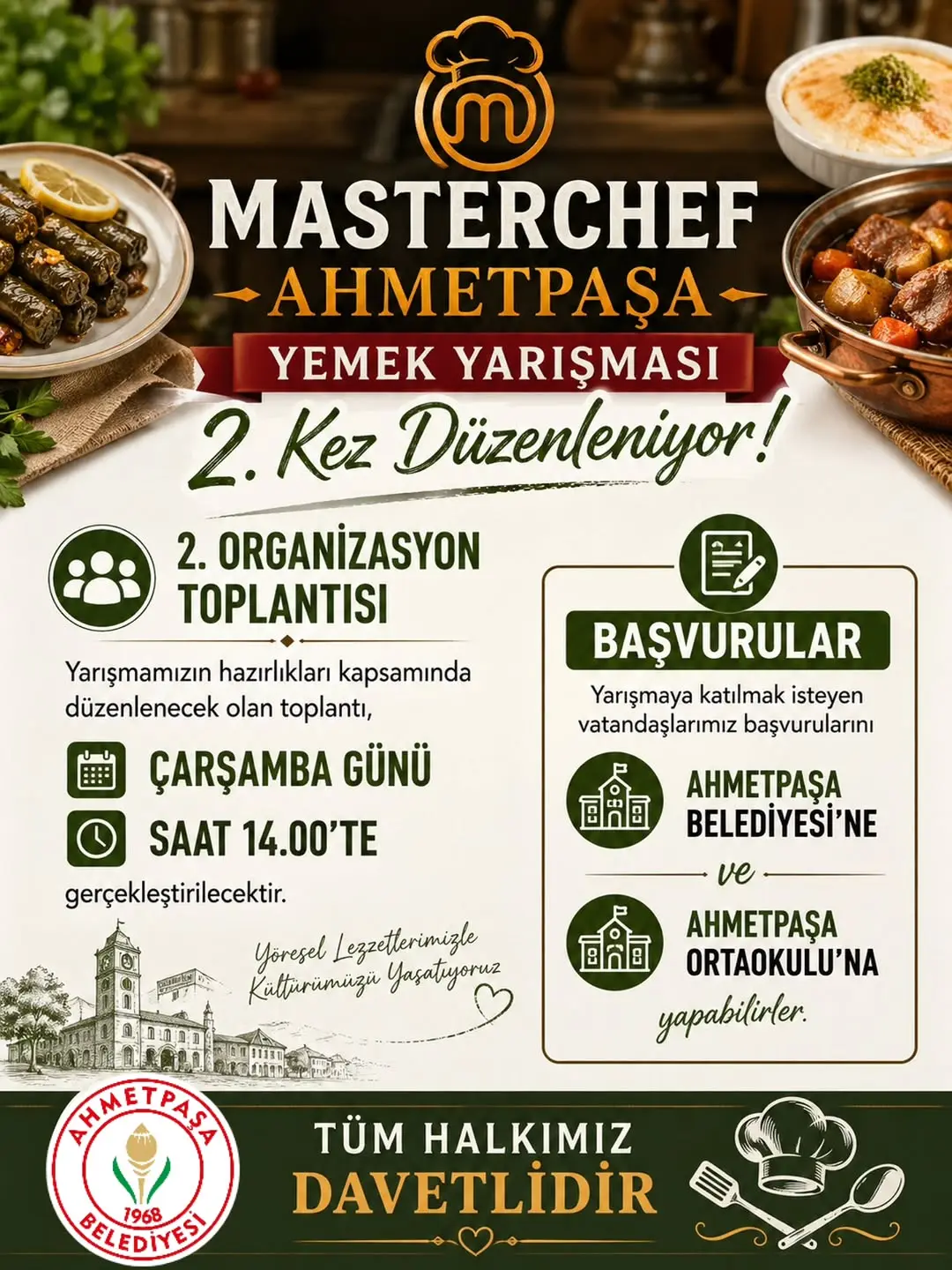 Masterchef Ahmetpaşa Yemek Yarışması 2. Organizasyon Toplantısı