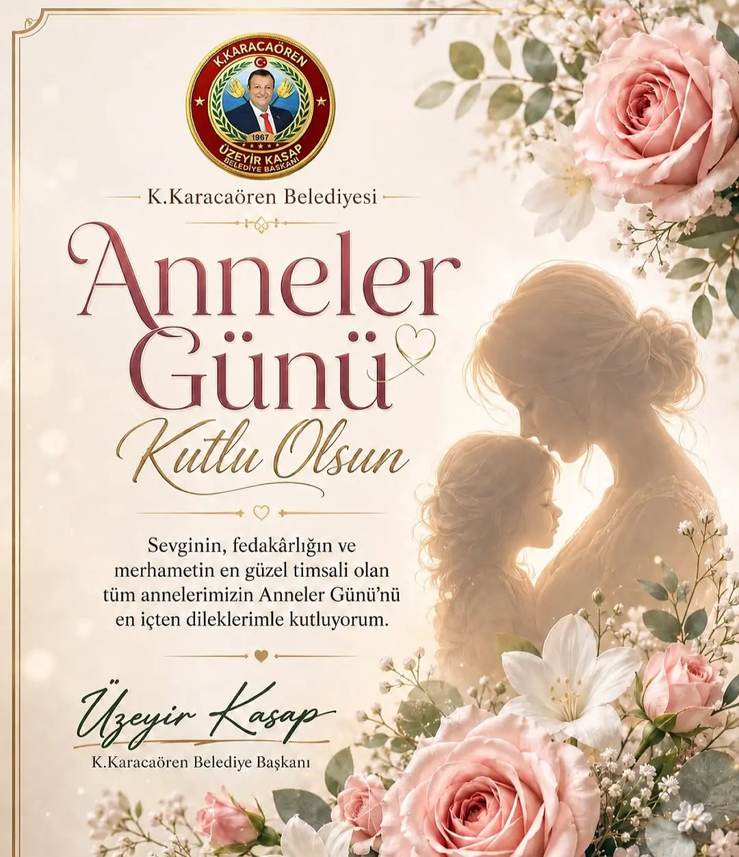 Üzeyir Kasap'tan Anneler Günü Mesajı