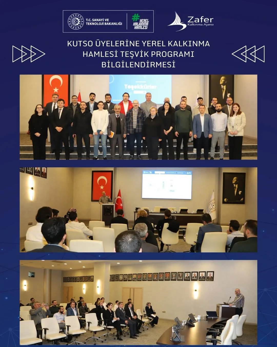 KUTSO Üyelerine Yönelik Yerel Kalkınma Hamlesi Teşvik Programı Bilgilendirme Toplantısı Gerçekleştirildi