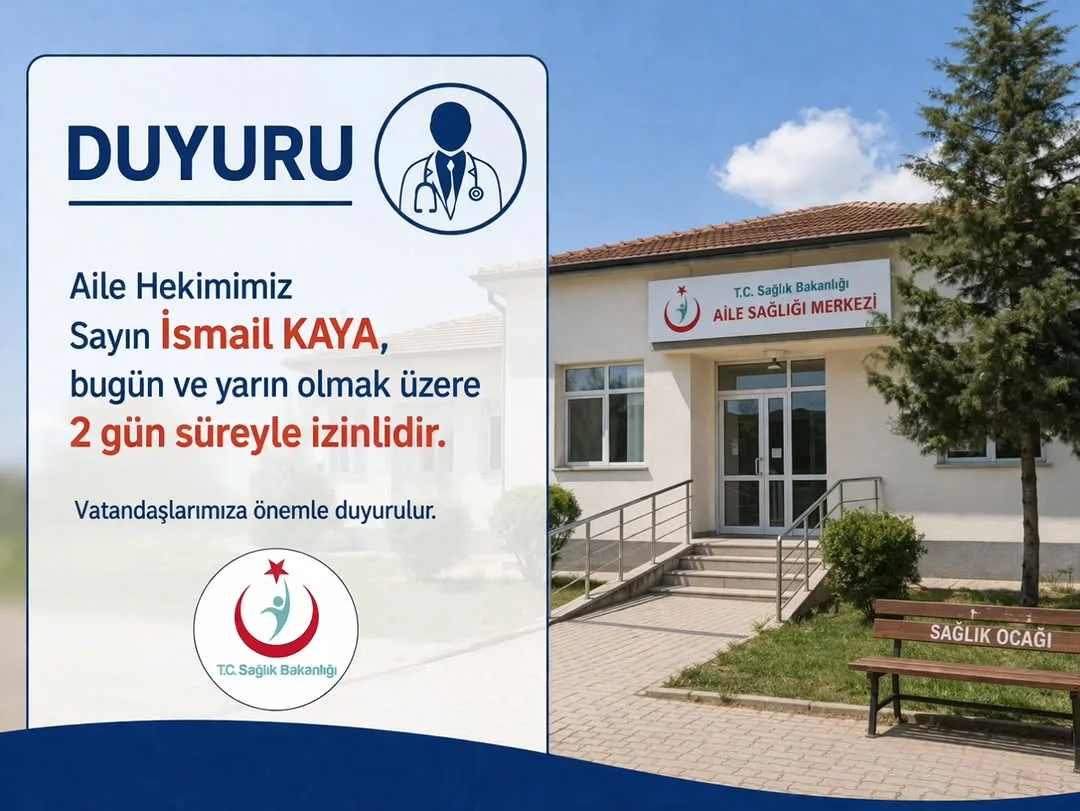 Afyonkarahisar AhmetPaşa Belediyesi Aile Hekimi İzinli