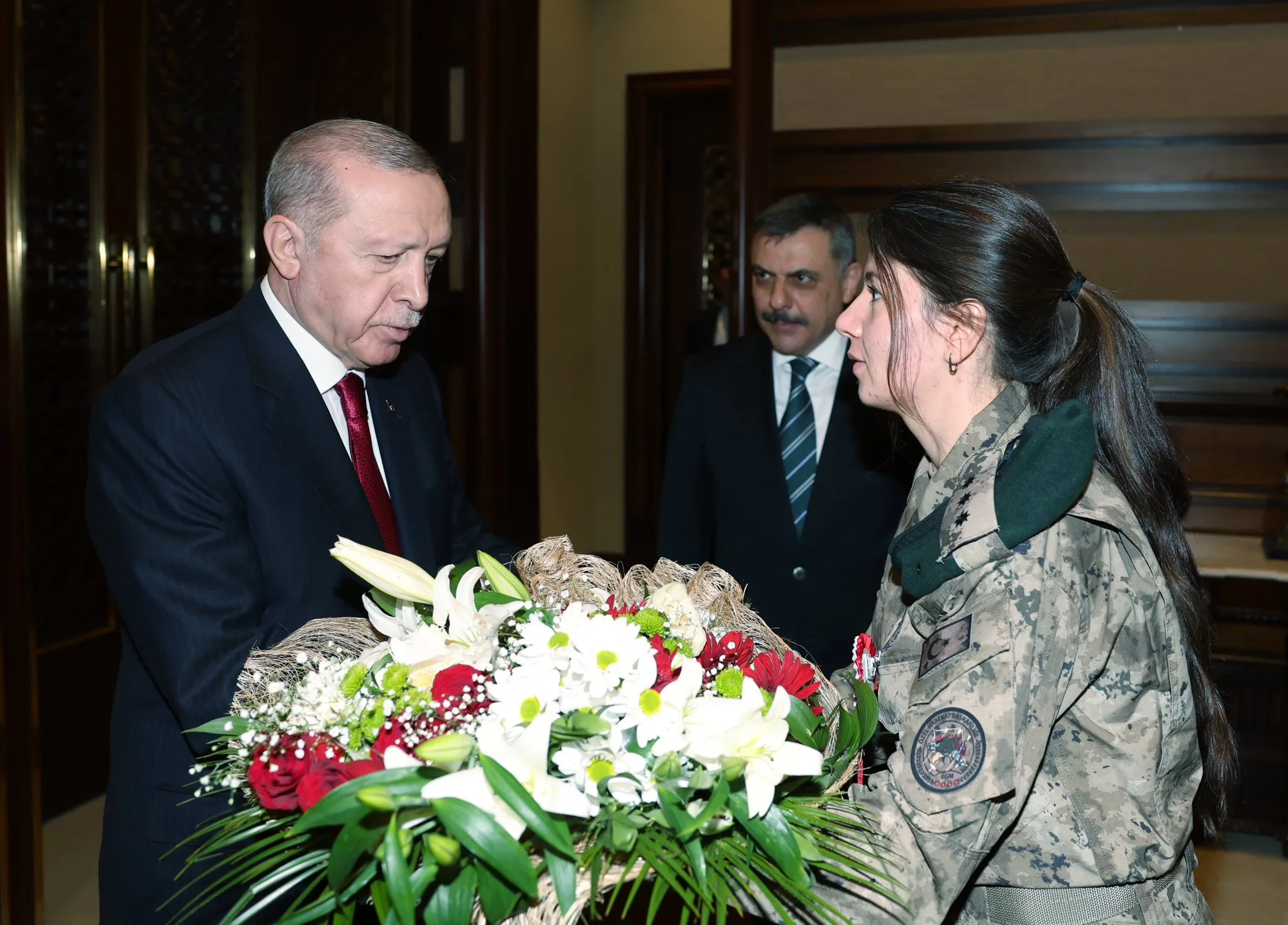 Cumhurbaşkanı Erdoğan, Polis Günü'nde Ziyaretçi Kabul Etti