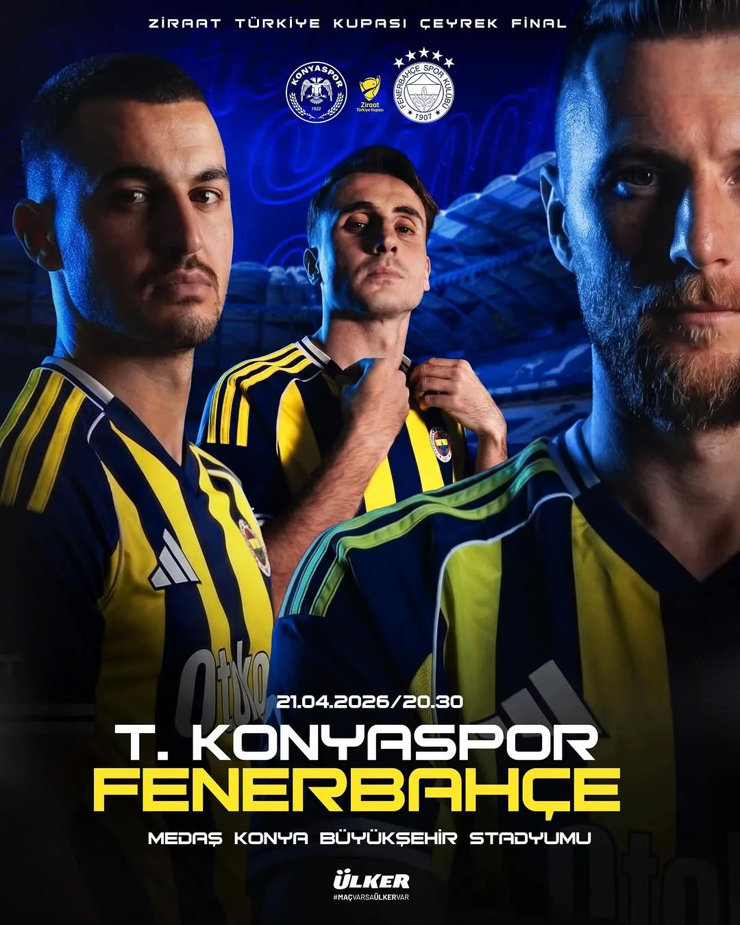 Fenerbahçe, Ziraat Türkiye Kupası'nda T. Konyaspor ile Karşılaşacak