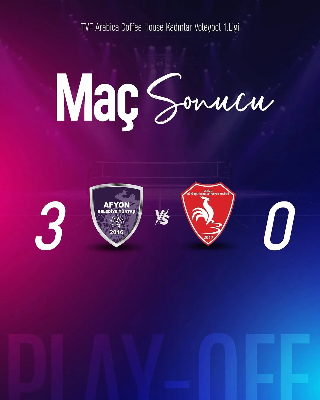 Afyon Belediye Yüntaş Spor Kulübü'nden Teşekkür Mesajı