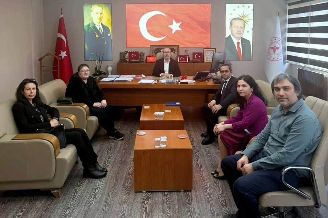 Sağlık Bakanlığı Hukuk Müşaviri Ümit Yıldız, İl Sağlık Müdürü Dr. Hakkı Öztürk’ü Ziyaret Etti