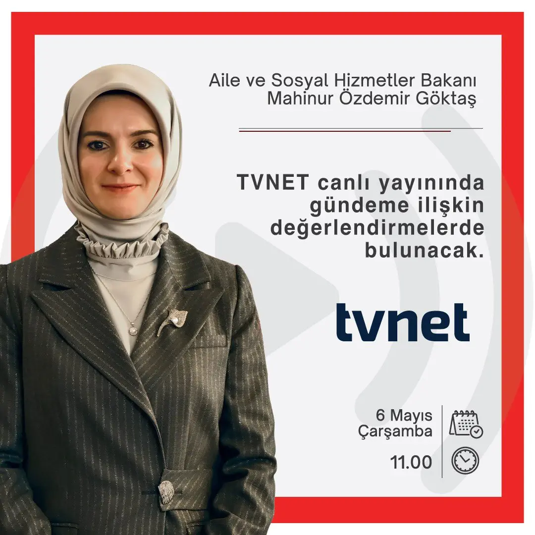 Bakan Göktaş, TVNET'te canlı yayında açıklama yapacak