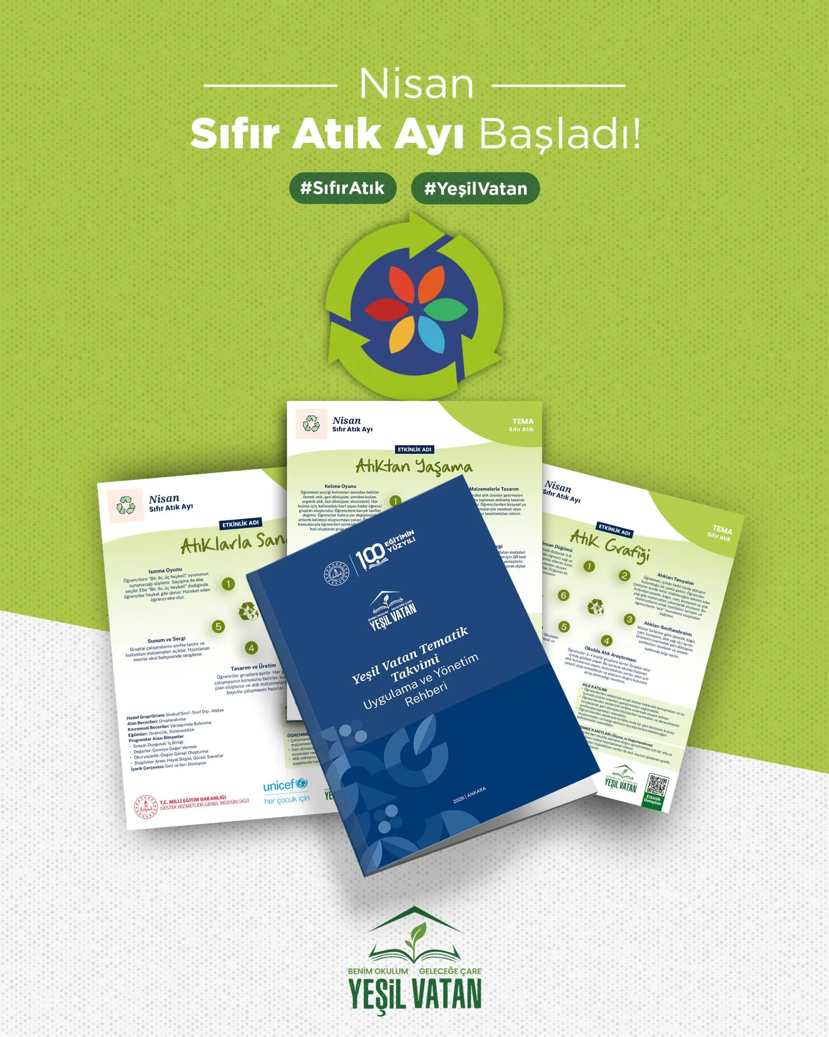 Nisan Ayı Yeşil Vatan Etkinlikleri 'Sıfır Atık' Temasıyla Başlıyor