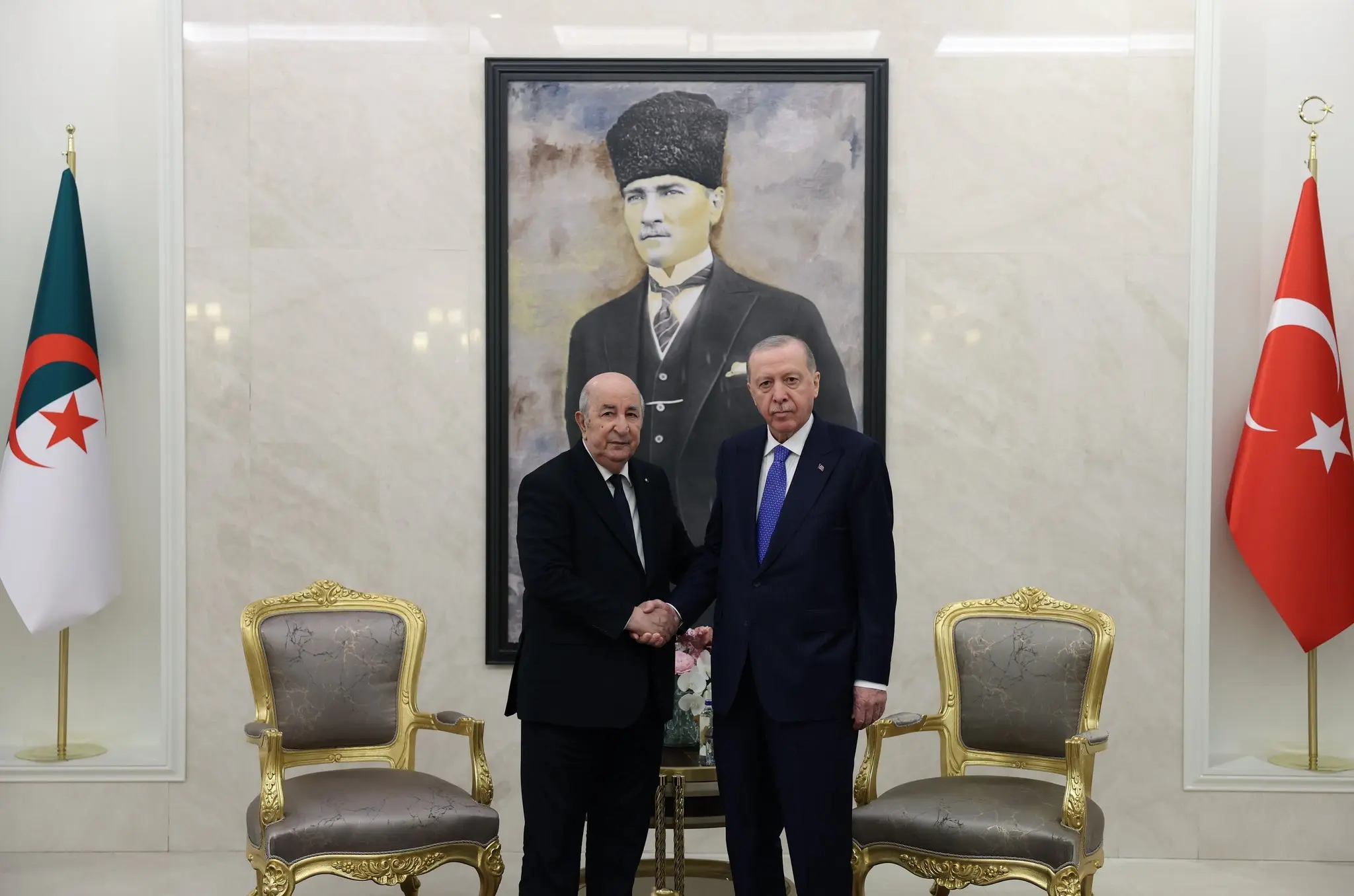 Algerian President Tebbun Türkiye'yi Ziyaret Etti