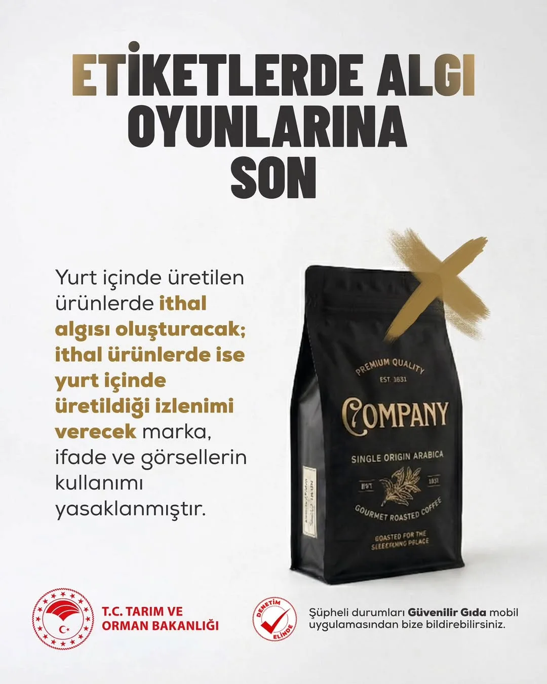 Gıdada Bilgi Kirliliğine Son Veriliyor