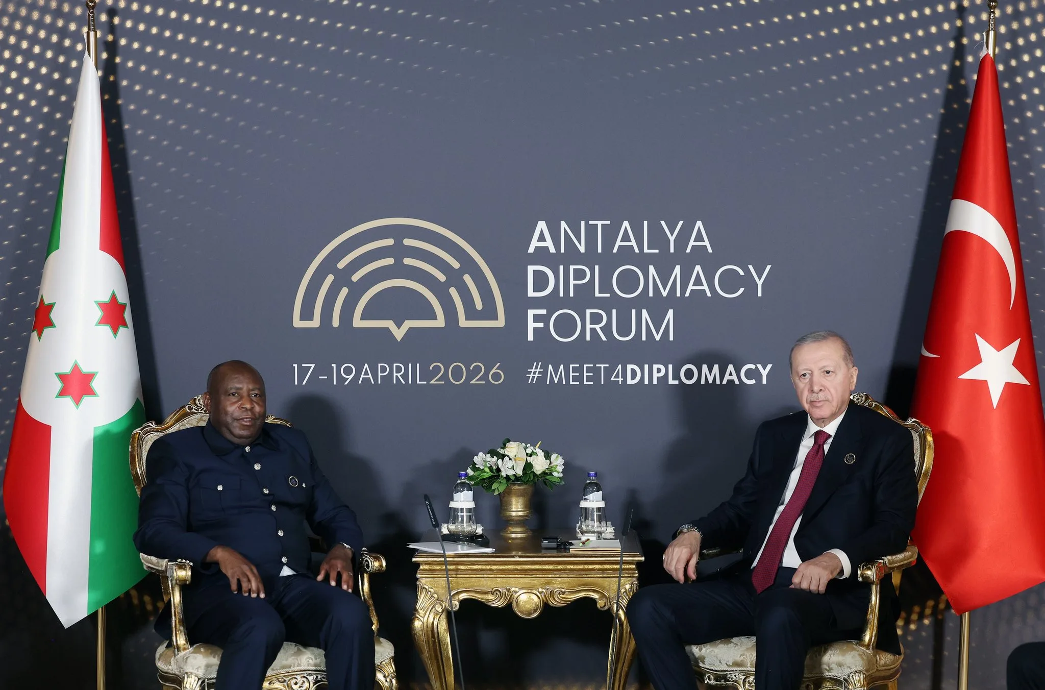 Cumhurbaşkanı Erdoğan, Burundi Cumhurbaşkanı ile görüştü