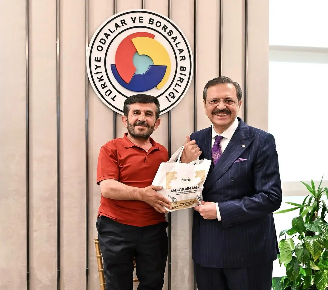 TOBB Başkanı Hisarcıklıoğlu, Hakkari'de Ballarla Öne Çıkan Balcı'yı Ziyaret Etti