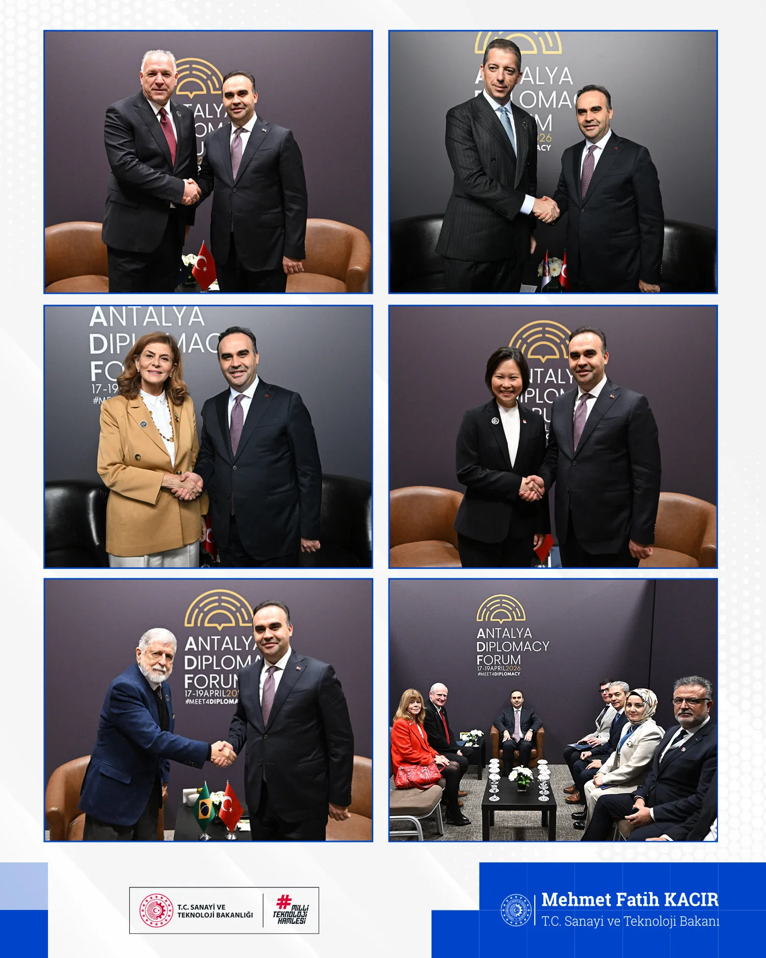 Antalya Diplomasi Forumu'nda önemli görüşmeler yapıldı