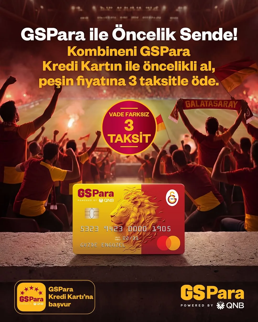 Galatasaray'dan Yeni Sezonda Kombine Fırsatı: GSPara ile Öncelikli Yer Ayırtma İmkanı!