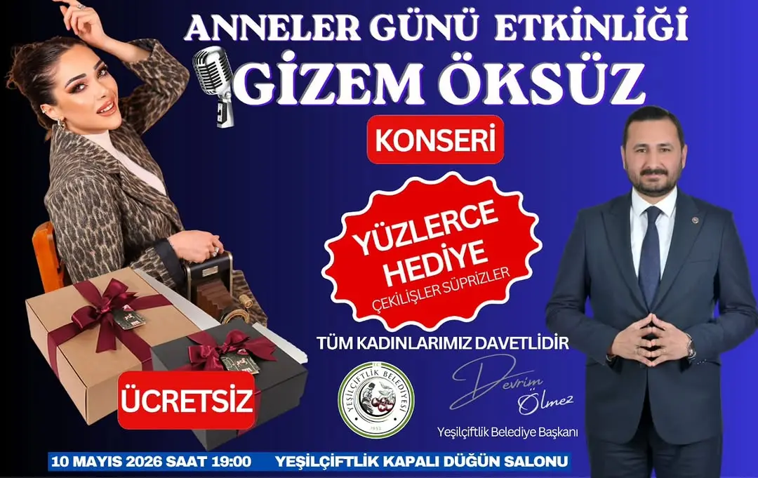 YeşilÇiftlik Belediyesi Anneler Günü Etkinliği