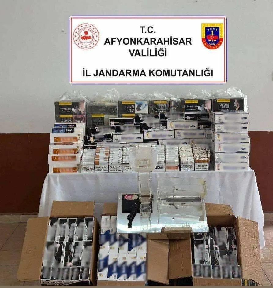 Sandıklı’da Kaçak Tütün Operasyonu