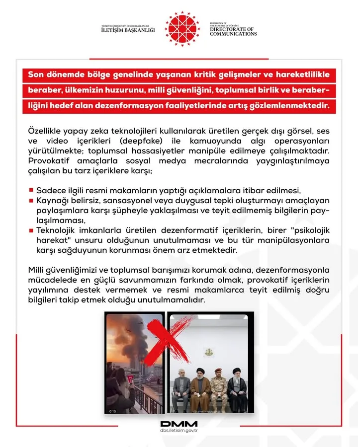 Ülkemizde Dezenformasyon Faaliyetlerinde Artış Gözlemleniyor