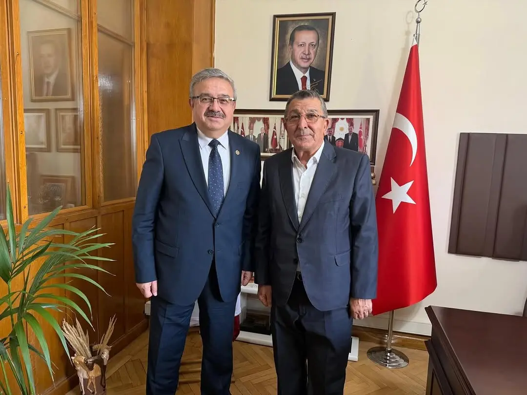 AK Parti Afyonkarahisar Milletvekili İbrahim Yurdunuseven Mehmet Üçağıl'ı TBMM'de Ağırladı