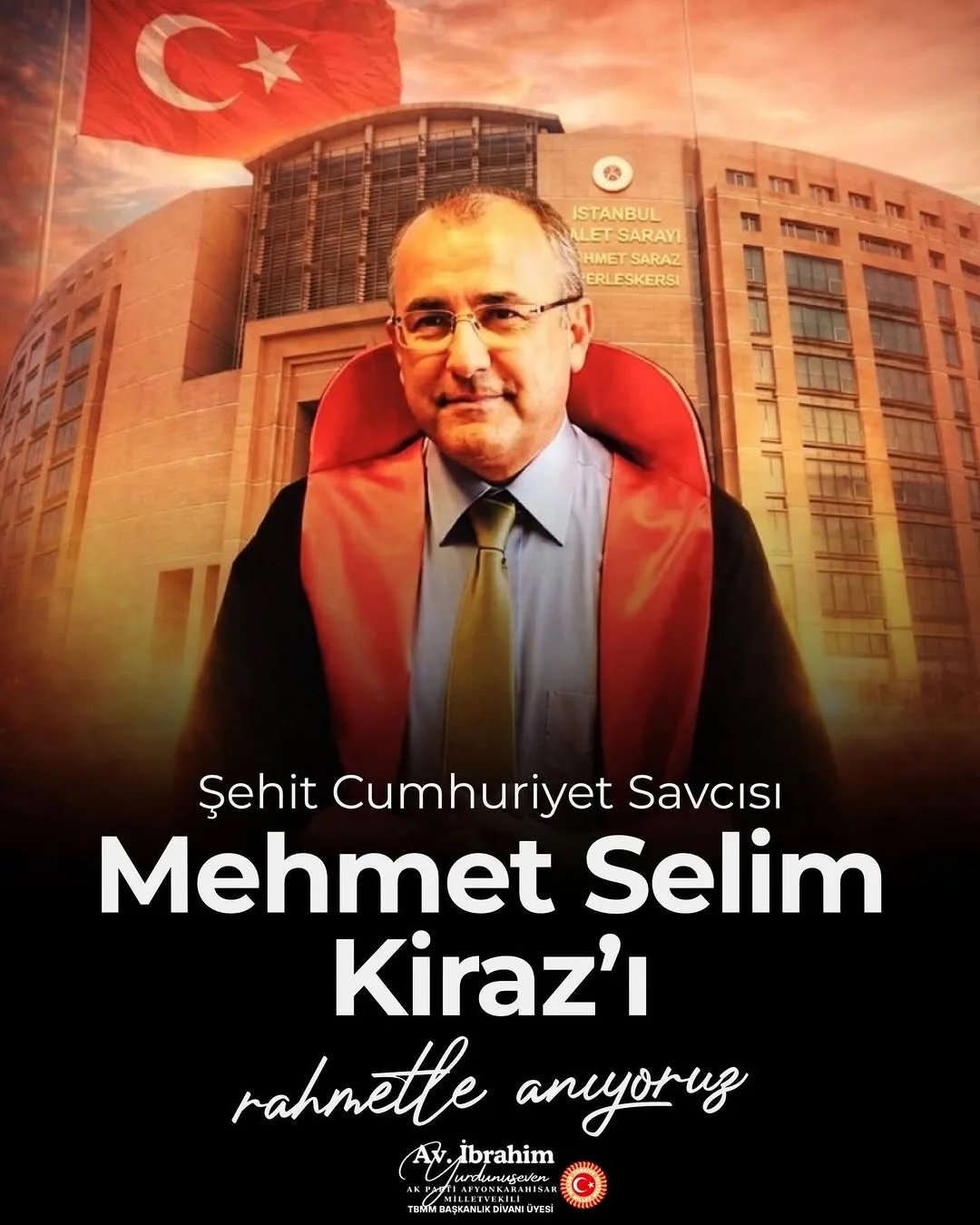 Cumhuriyet Savcısı Mehmet Selim Kiraz Şehit Edilmesinin Yıl Dönümünde Anıldı