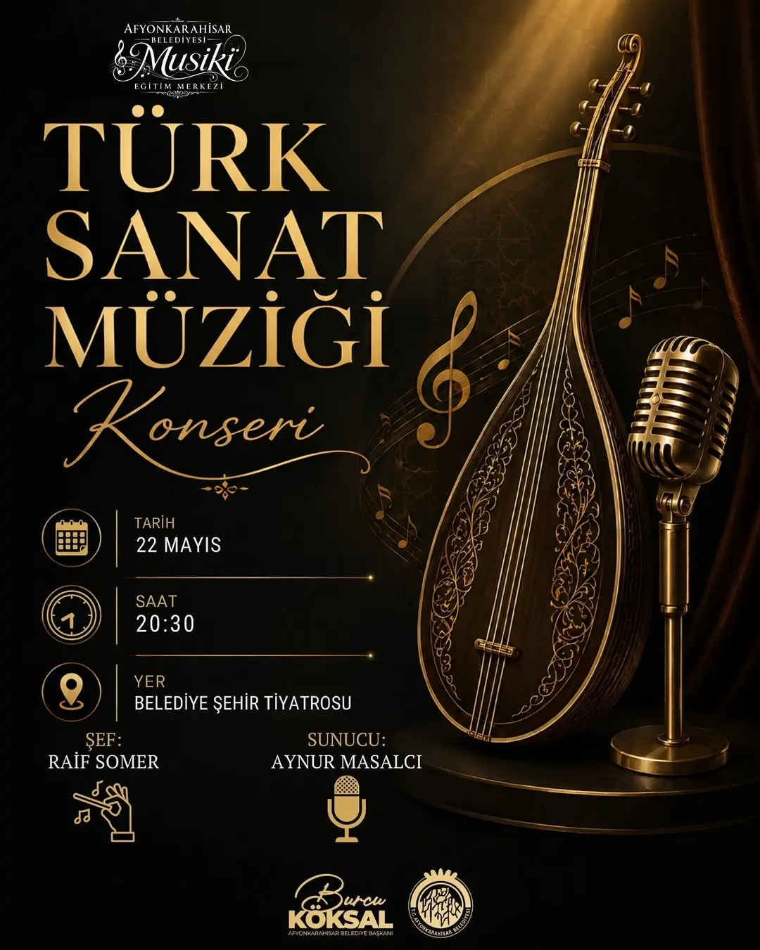 Afyonkarahisar Belediyesi Musiki Eğitim Merkezi'nden Sanat Dolu Bir Akşam Düzenliyor