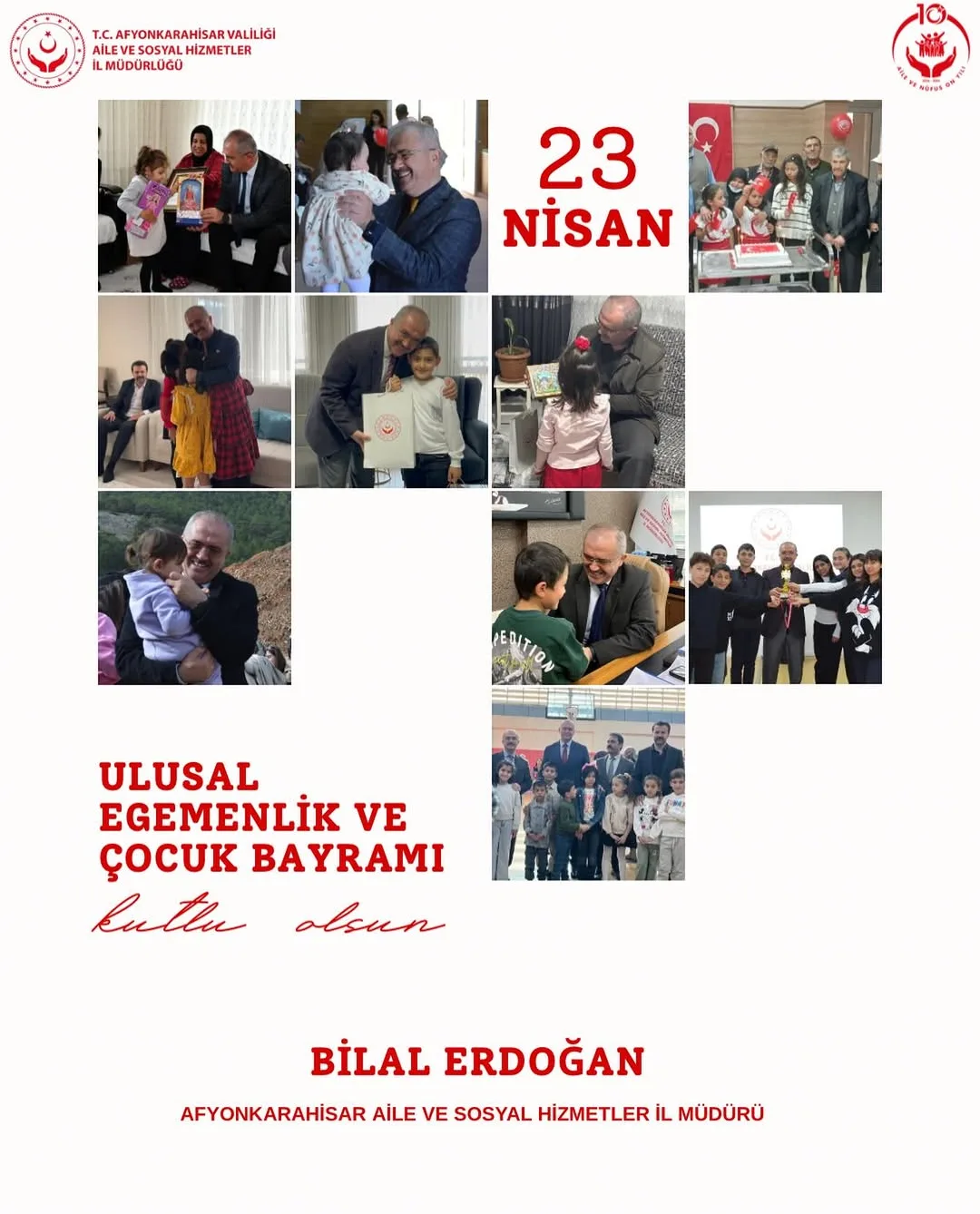 23 Nisan Ulusal Egemenlik ve Çocuk Bayramı Kutlamaları