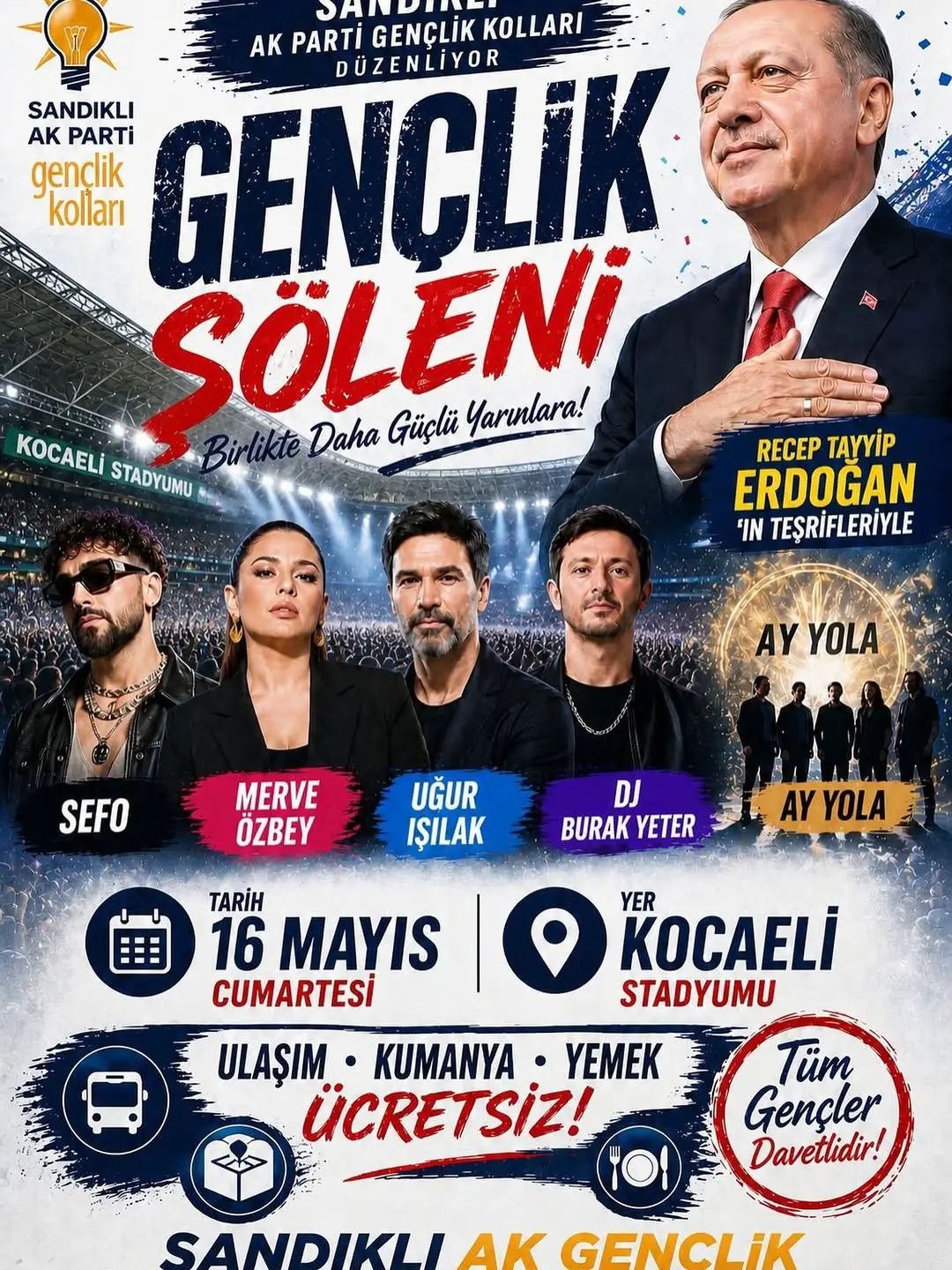 Sandıklı Belediyesi Şölenine Katılın! Detaylar İçin...
