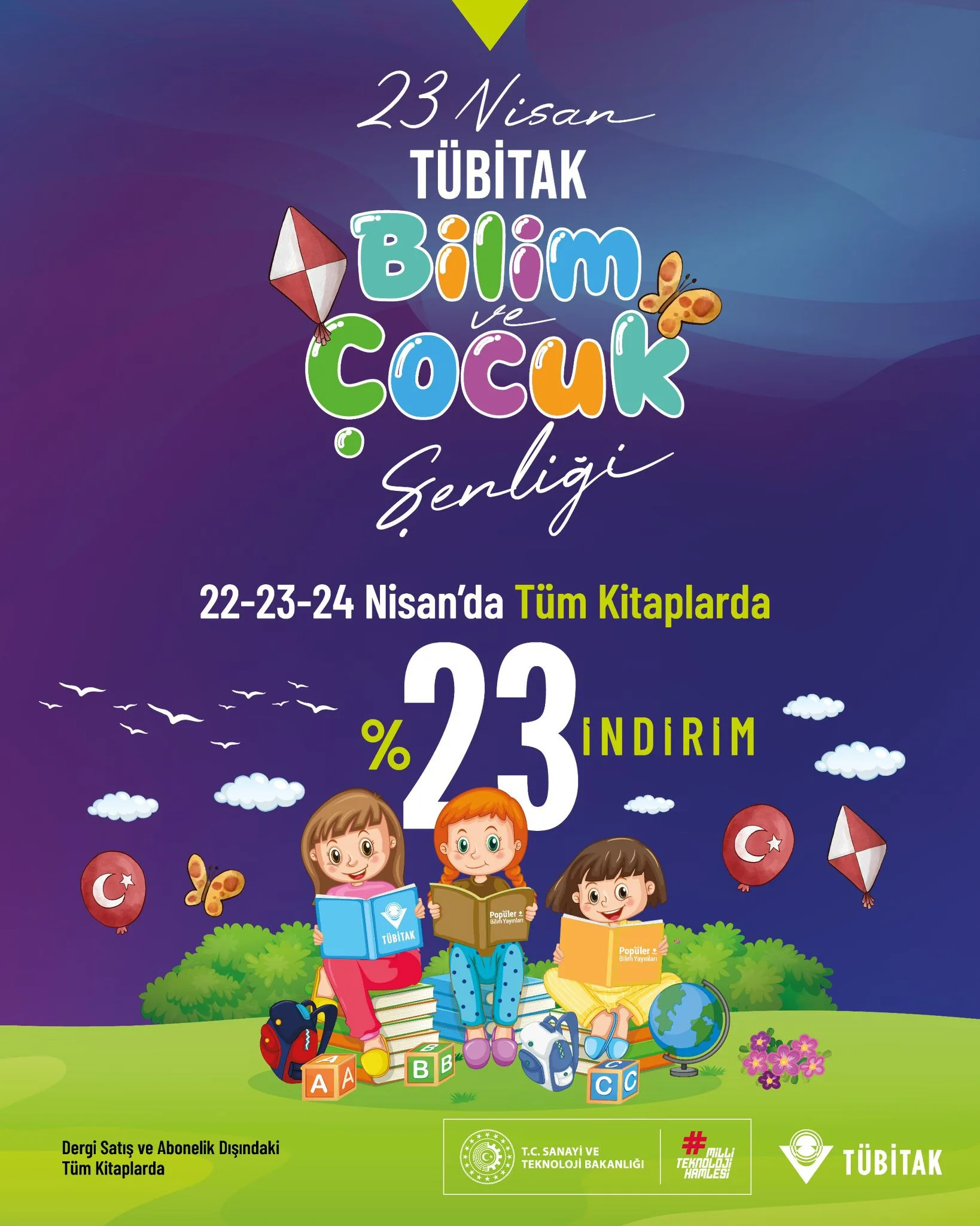TÜBİTAK'tan Çocuk Bayramı'na Özel İndirim