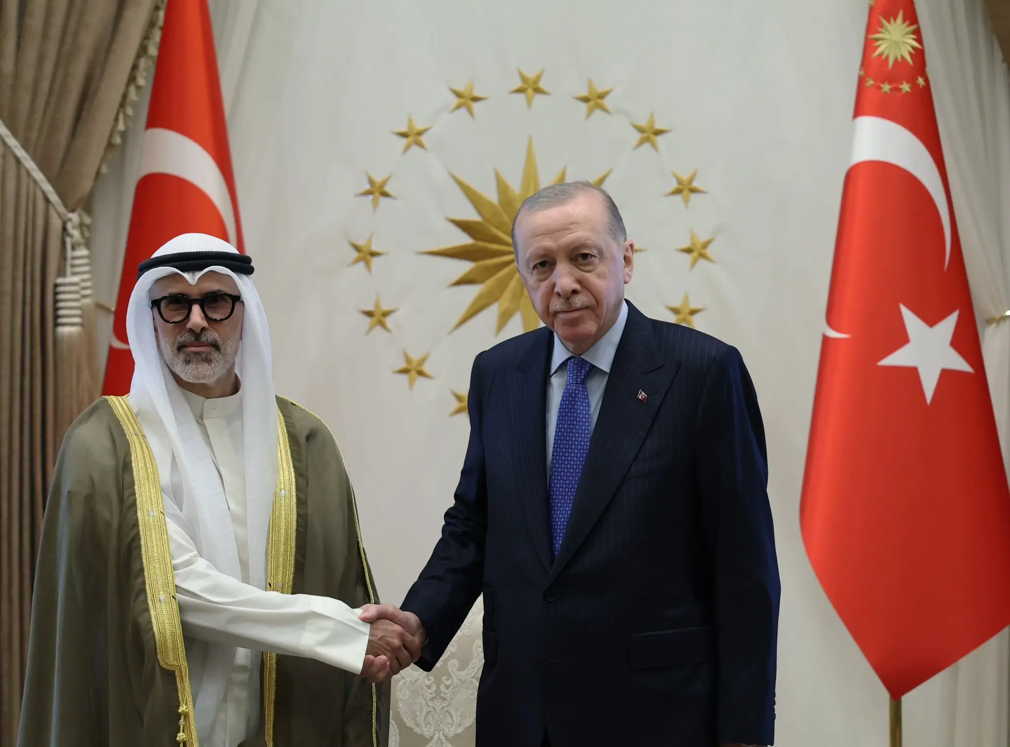 Cumhurbaşkanı Erdoğan, Kuveyt Dışişleri Bakanı ile görüştü