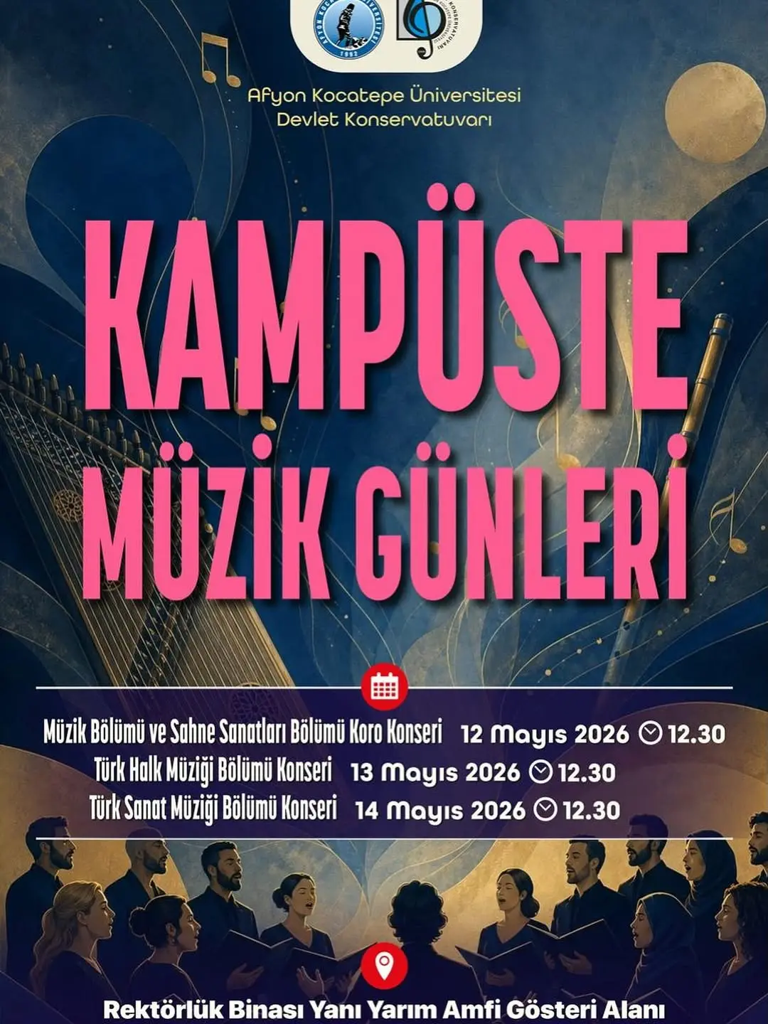 Afyon Kocatepe Üniversitesi'nde Bugün: Kampüste Müzik Günleri