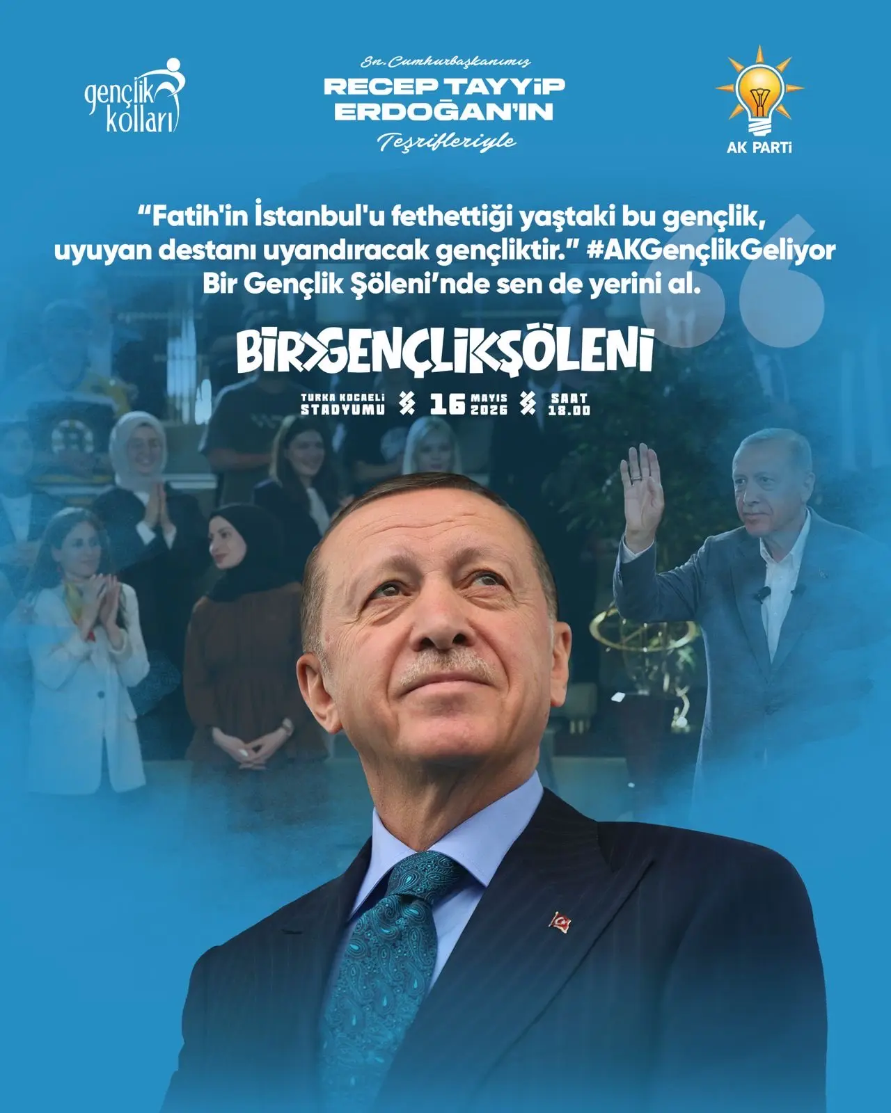 Ak Gençlik, güçlü Türkiye hedefini vurguladı